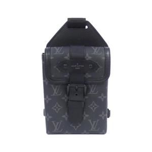 Louis Vuitton Monogram Eclipse Saumur Sling Bag Small Canvas Shoulder Bag Black